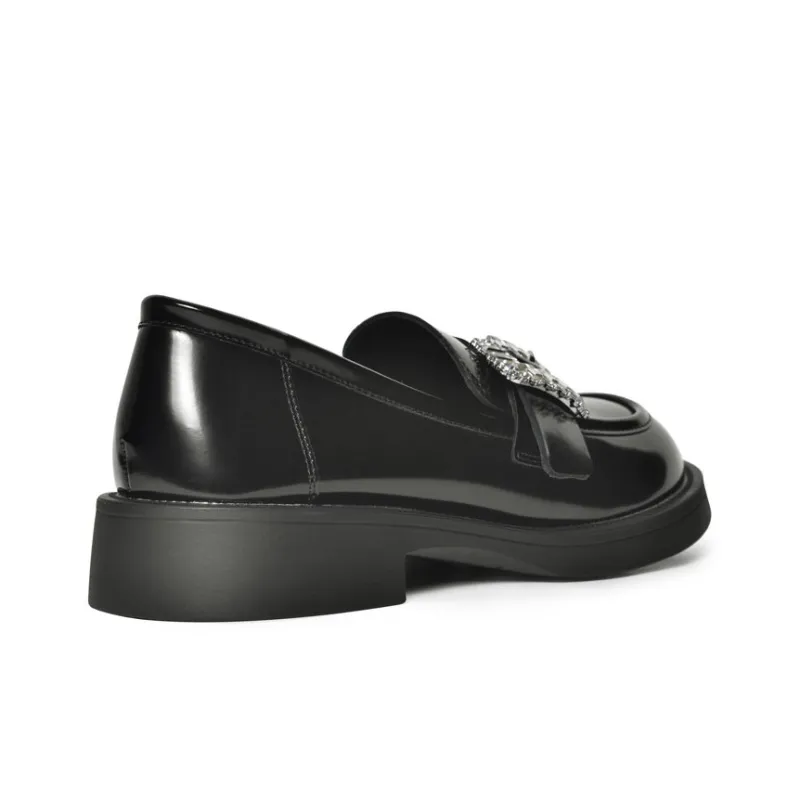 Reemoor Loafers 3cm Women's Black-3