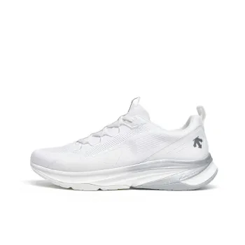 DESCENTE Enerzite Cushioning And Breathable Low Top Casual Running Shoes Unisex White