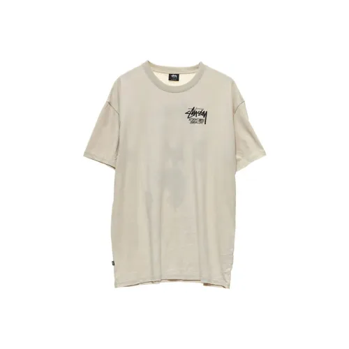 Stussy T-Shirts Men Beige