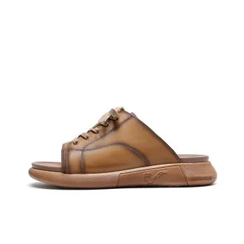 TRUMPPIPE Slide Slippers Men's Earth Yellow