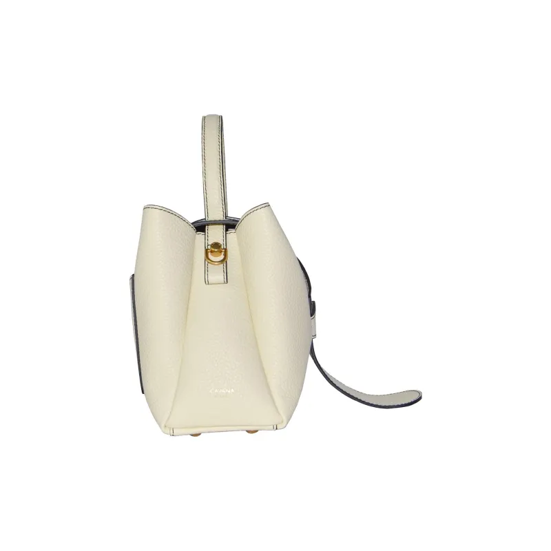 CAVANA Leather Shoulder Bag Crossbody Bag Handbag Women's White-1
