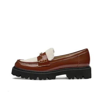 73Hours Hazelnut Roll Loafers 3cm Women's Brown