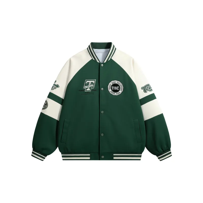 Teddy Bear Collection TEDDY College Series Baseball Jacket Coat Unisex-9