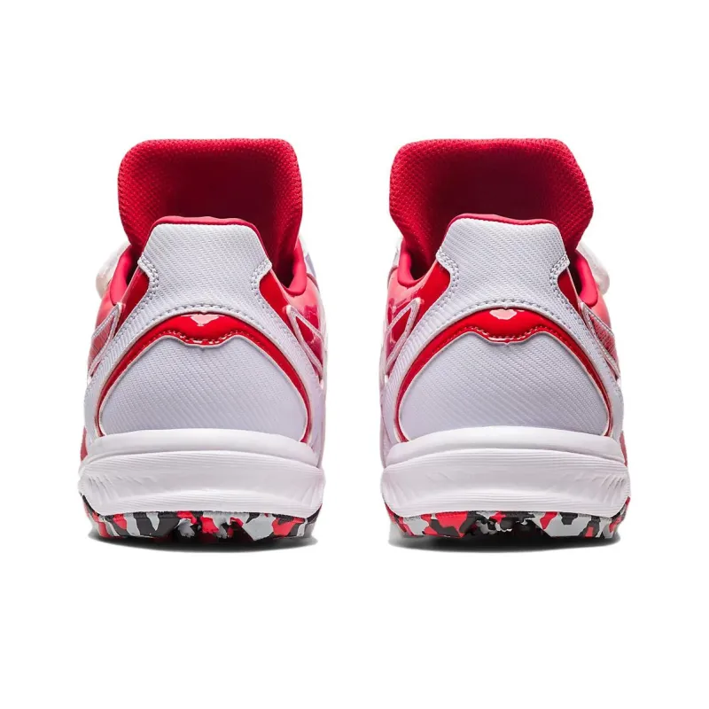 Asics Neorevive TR 2 Cushioning, Slip Resistant, And Abrasion Resistant Low Top Training Shoes Unisex White Red-5