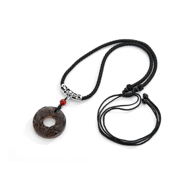 ENFANTIN Obsidian Necklaces Unisex-1