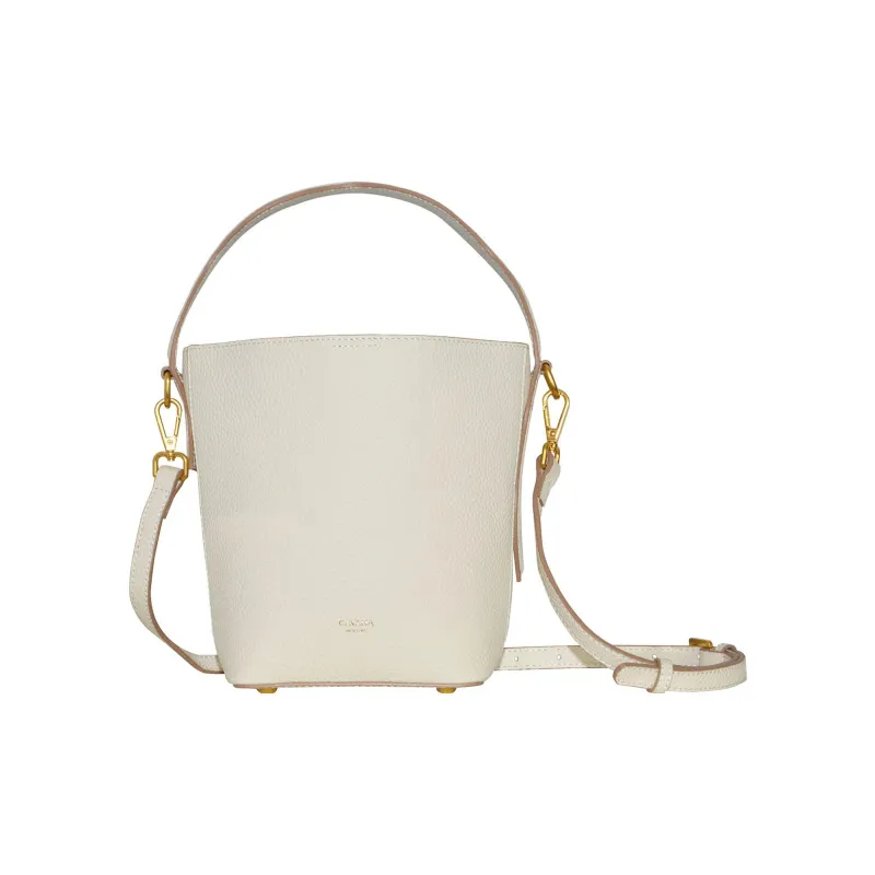 CAVANA Calfskin Shoulder Bag Crossbody Bag Handbag Women's White-0