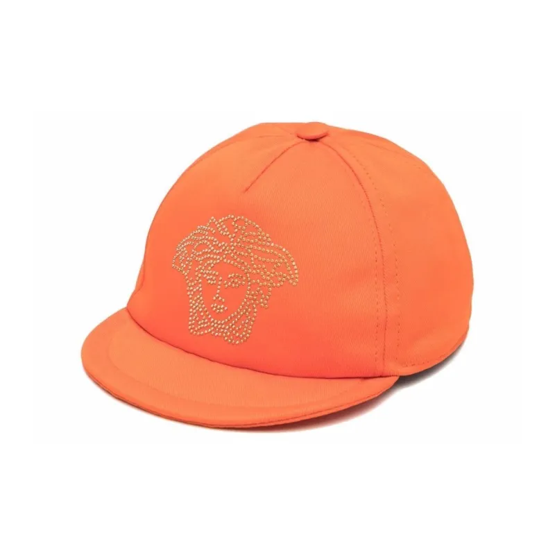 VERSACE Medusa-embellished Cotton Cap-0