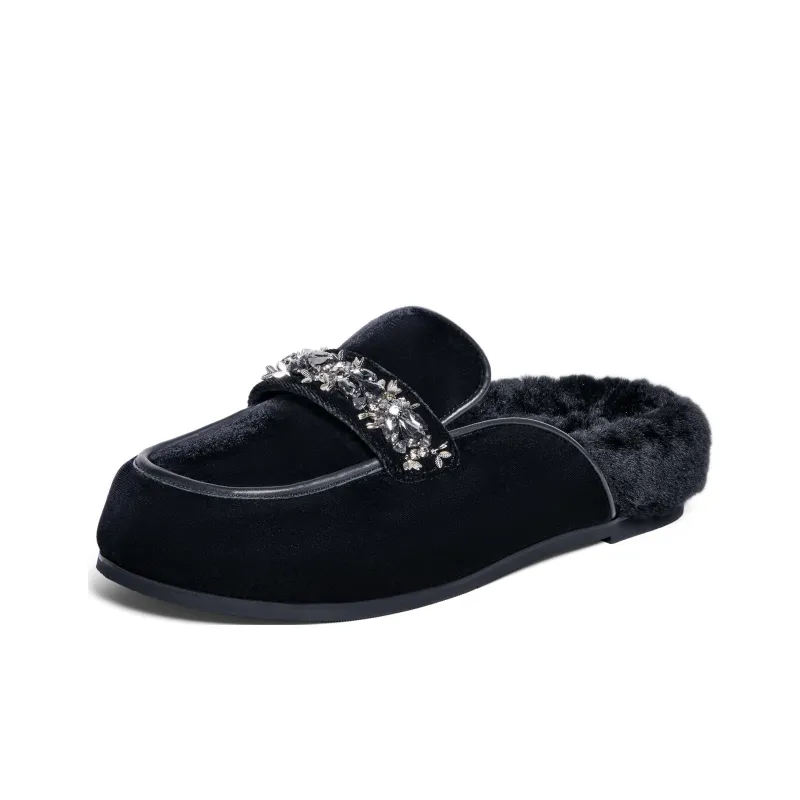 M Essential x Joypeace Garden Dream Series Closed Toe Slippers 3.5cm Women's-1