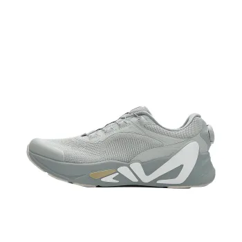 FILA Masterboa Anti Slip Wear Resistant Low Top Training Shoes Men's Light Gray