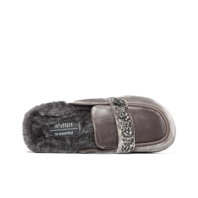 M Essential x Joypeace Garden Dream Series Closed Toe Slippers 3.5cm Women's-9