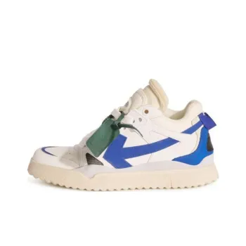 OFF WHITE Sponge Mid Top White Blue