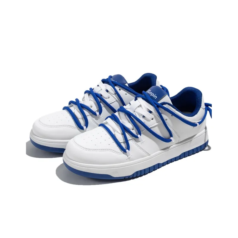 TUOPIN Stylish Skateboarding Shoes Unisex Klein Blue-7
