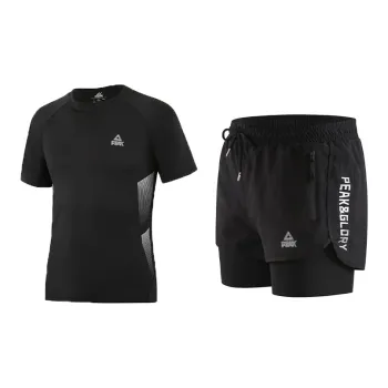 PEAK Swimming Sets Polyester Surfing Drifting Beach Vacation Men's Black