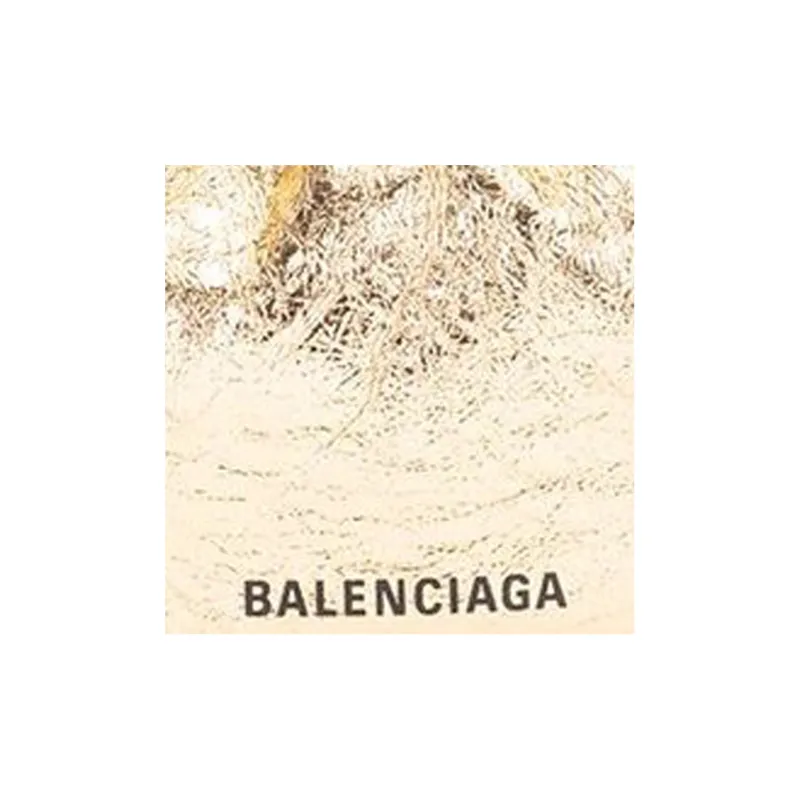 Balenciaga Artificial Leather Wallet Regular Women's Gold-3