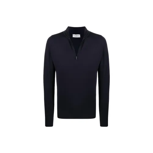 JOHN SMEDLEY Half Zip Knitted Jumper