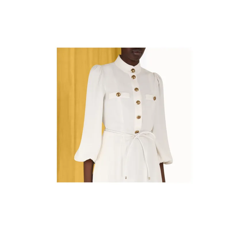 Zimmermann Long-Sleeved Dresses Women's Cream-1
