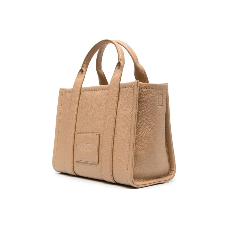 MARC JACOBS The Leather Small Tote Bag Camel-1