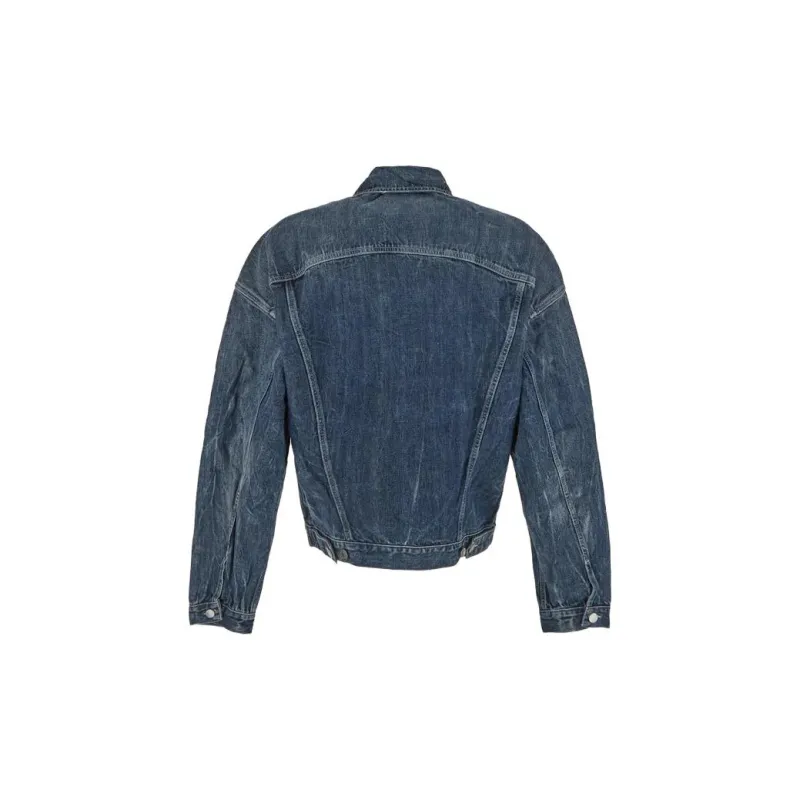 Martine Rose Denim Jackets Men Blue-1
