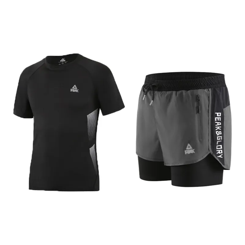 PEAK Swimming Sets Polyester Surfing Drifting Beach Vacation Men's Black-7