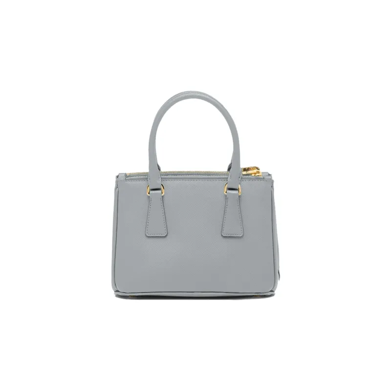 PRADA Galleria Killer Bag Leather Shoulder Bag Crossbody Bag Handbag Mini Women's Cornflower Blue-1