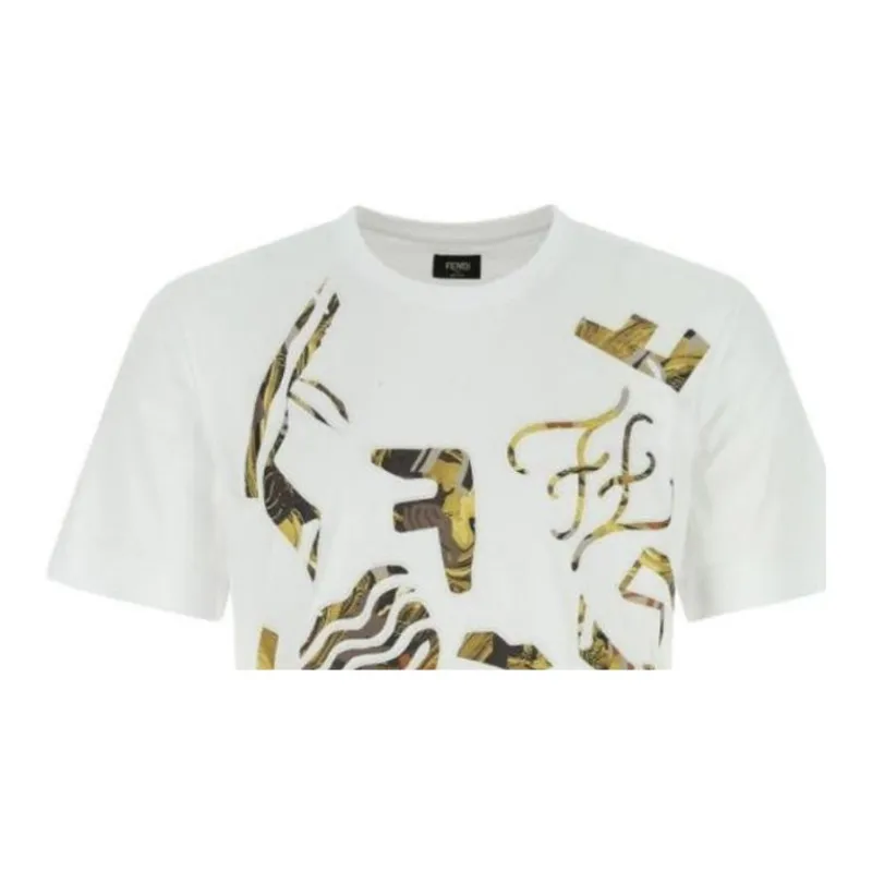 FENDI SS23 T Shirt Men's Multicolor-3