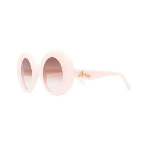 LOEWE Acetate Oval Sunglasses Women's Pink
