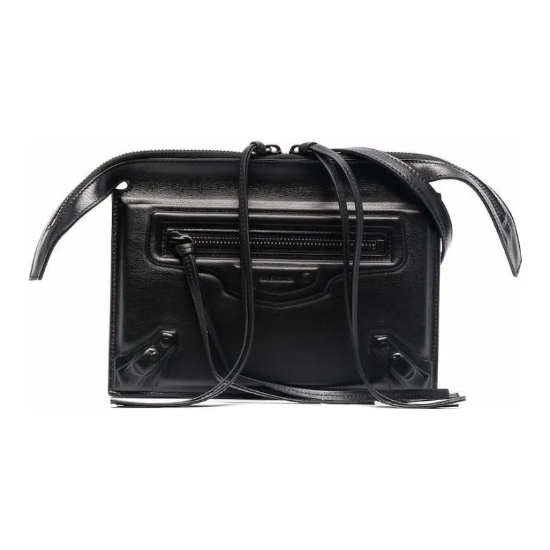 Balenciaga Neo Classic Calfskin Shoulder Bag, Crossbody Bag Regular Women's Black-2