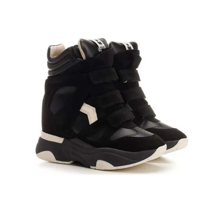 ISABEL MARANT Balskee High-top Leather Sneakers-3