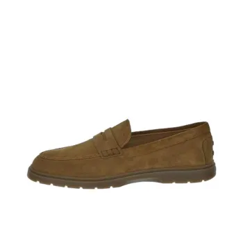 TOD'S Penny Logo Embossed Loafers