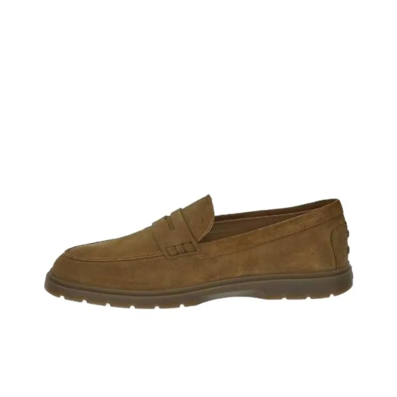 TOD'S Penny Logo Embossed Loafers-0