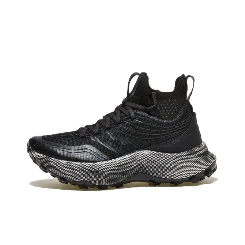 Saucony Endorphin Trail Mid Black Gravel Women's-0