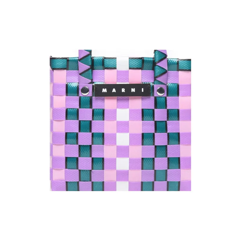 MARNI Polypropylene Pp Shoulder Bag, Handbag Extra Mini Kids' Lavender-2