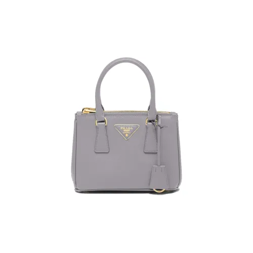 PRADA Galleria Killer Bag Leather Shoulder Bag Crossbody Bag Handbag Mini Women's Light Purple