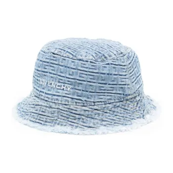 GIVENCHY Cotton Bucket Hats Kids' Blue