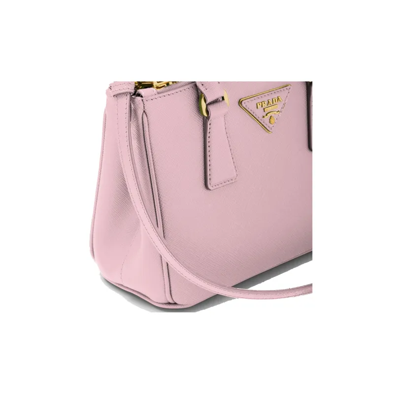 PRADA Prada Galleria Killer Bag Leather Shoulder Bag Crossbody Bag Handbag Mini Women's Pink-3
