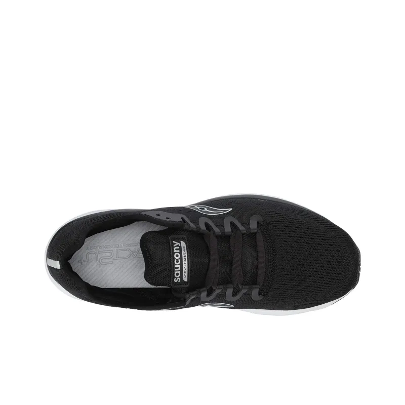 Saucony Anti Slip Wear Resistant Low Top Running Shoes Women's Black-2