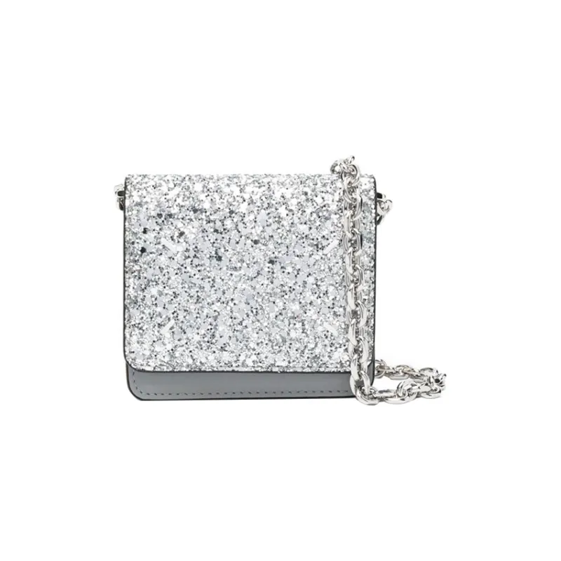 Maison Margiela Glittered Strap Foldover Wallet-0