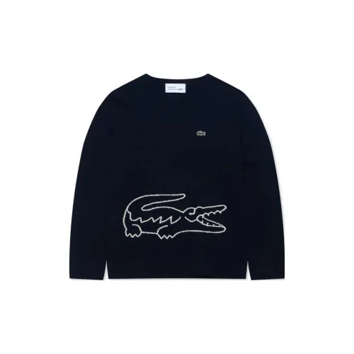 COMME DES GARCONS SHIRT CDG SHIRT X LACOSTE Co-branded Series Sweaters Unisex Black