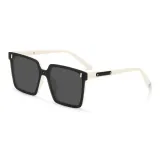 MK360YJ-002 Milk White Frame with Gray Lens