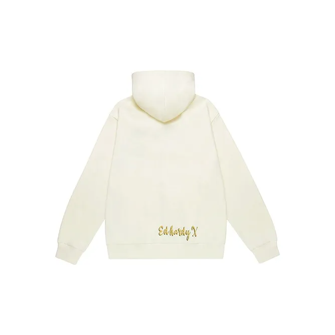 ED HARDY X Sweatshirts Unisex Ecru-1