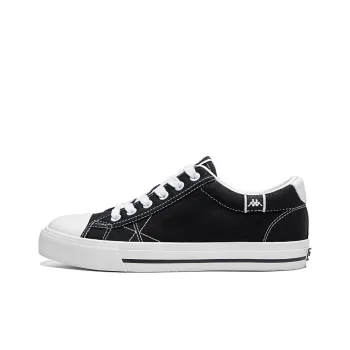 Kappa Slip Resistant, Abrasion Resistant, Lightweight, Breathable Coverage Low Top Canvas Shoes Unisex Agate Black