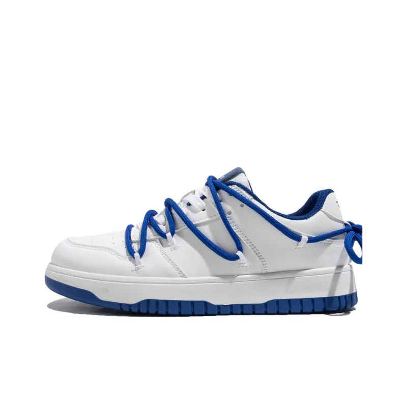 TUOPIN Stylish Skateboarding Shoes Unisex Klein Blue-5