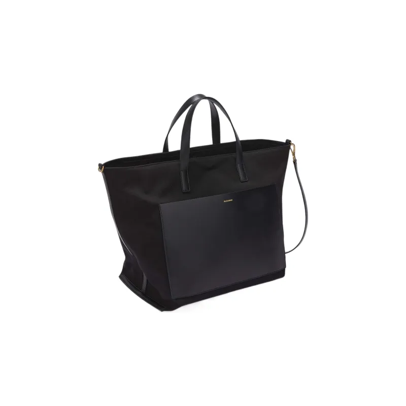 JIL SANDER Logo Detailed Medium Tote Bag-1