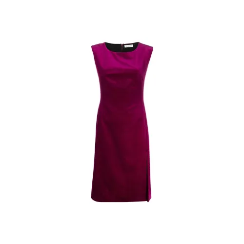 There Was One Sleeveless Dresses Women's Deep Sea Purple