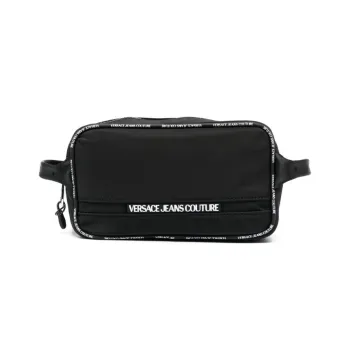 VERSACE JEANS COUTURE Polyamide Toiletry Bag Men's Black