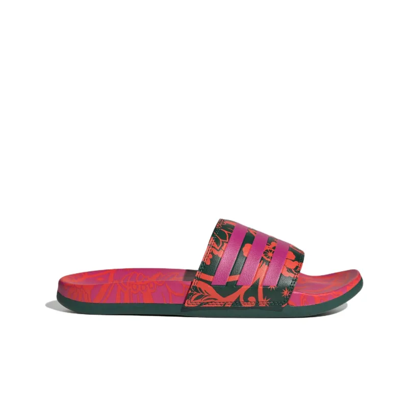 Adidas Adilette Comfort Slide 'Floral Bahia Magenta' Women's-1