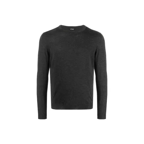 KITON Sweaters Men Charcoal Gray