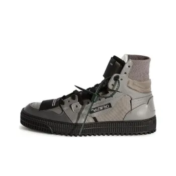 OFF WHITE Off Court Low Top Skateboard Shoes Men's Gray
