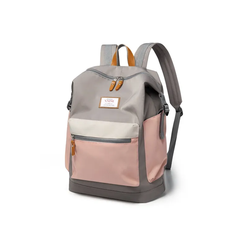 V.NINE Polyamide Laptop Bag Graduation Travel Backpack Large Size Unisex Multicolor-1