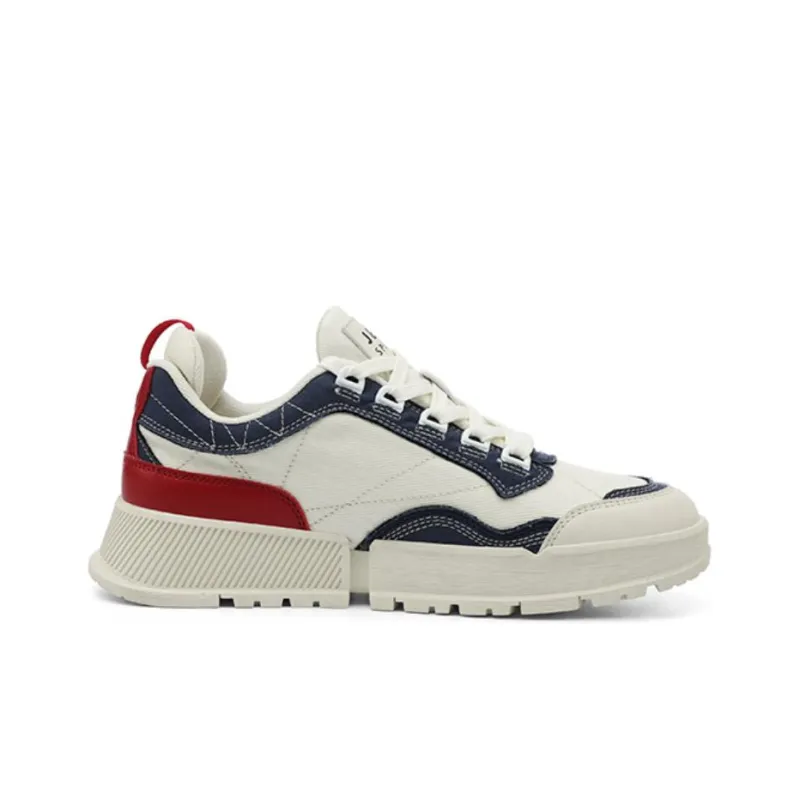 JEEP SPIRIT Skateboard Shoes Men Low Top Light Sandy/Interstellar Blue-1